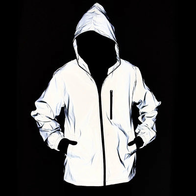 Windproof Reflective Jacket - Running Safety Apparel / Rungear