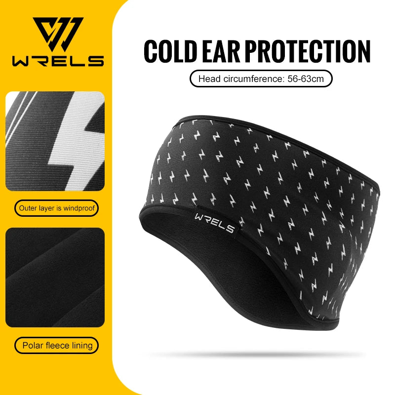 Running Hat Accessories: WRELS Thermal, Windproof, Stretchy Fleece Headband  Sports Sweatband for Running Skiing, Hiking, Walking / Rungear