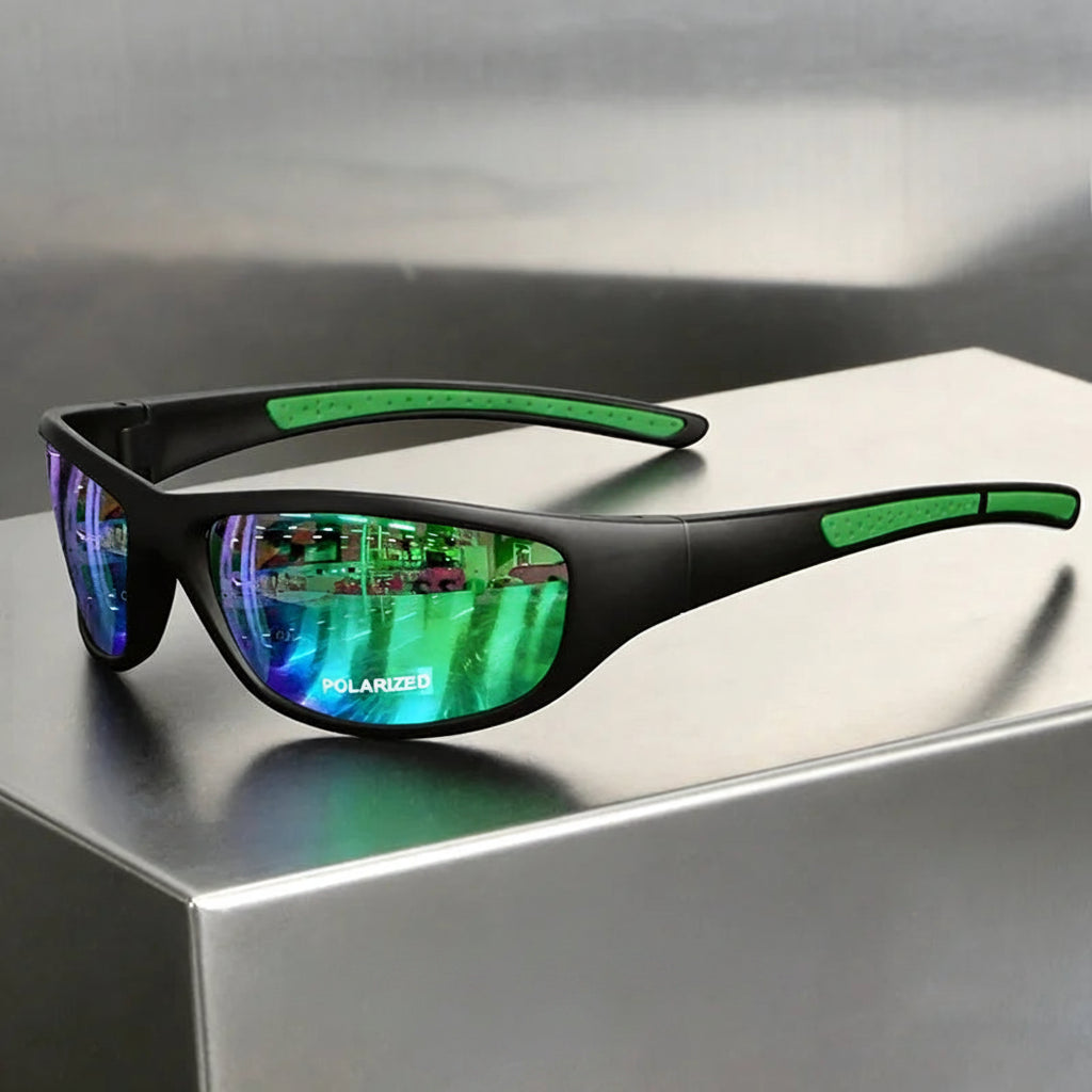 Sunglasses Running Gear: Unisex, Polarized TAC Lens, Anti Glare, Soft Silicone, Non-Slip, Temple Outdoor Eyewear UV400 / Rungear