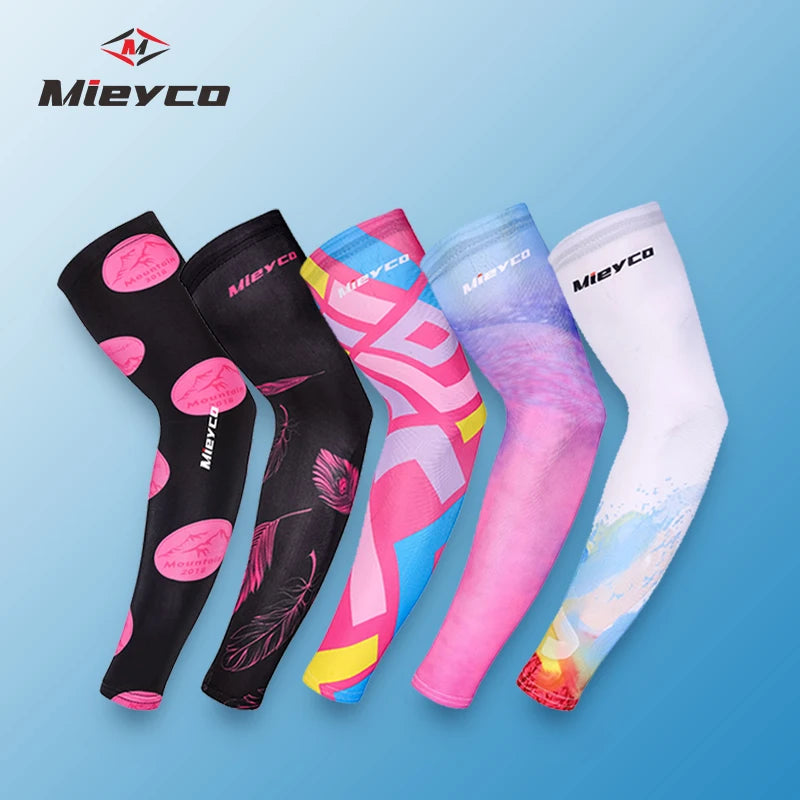 Run Gear Accessories: 1PR Breathable, Quick Dry, UV Protection, Elbow Pad Fitness Armguards, Sports Arm Warmers / Rungear