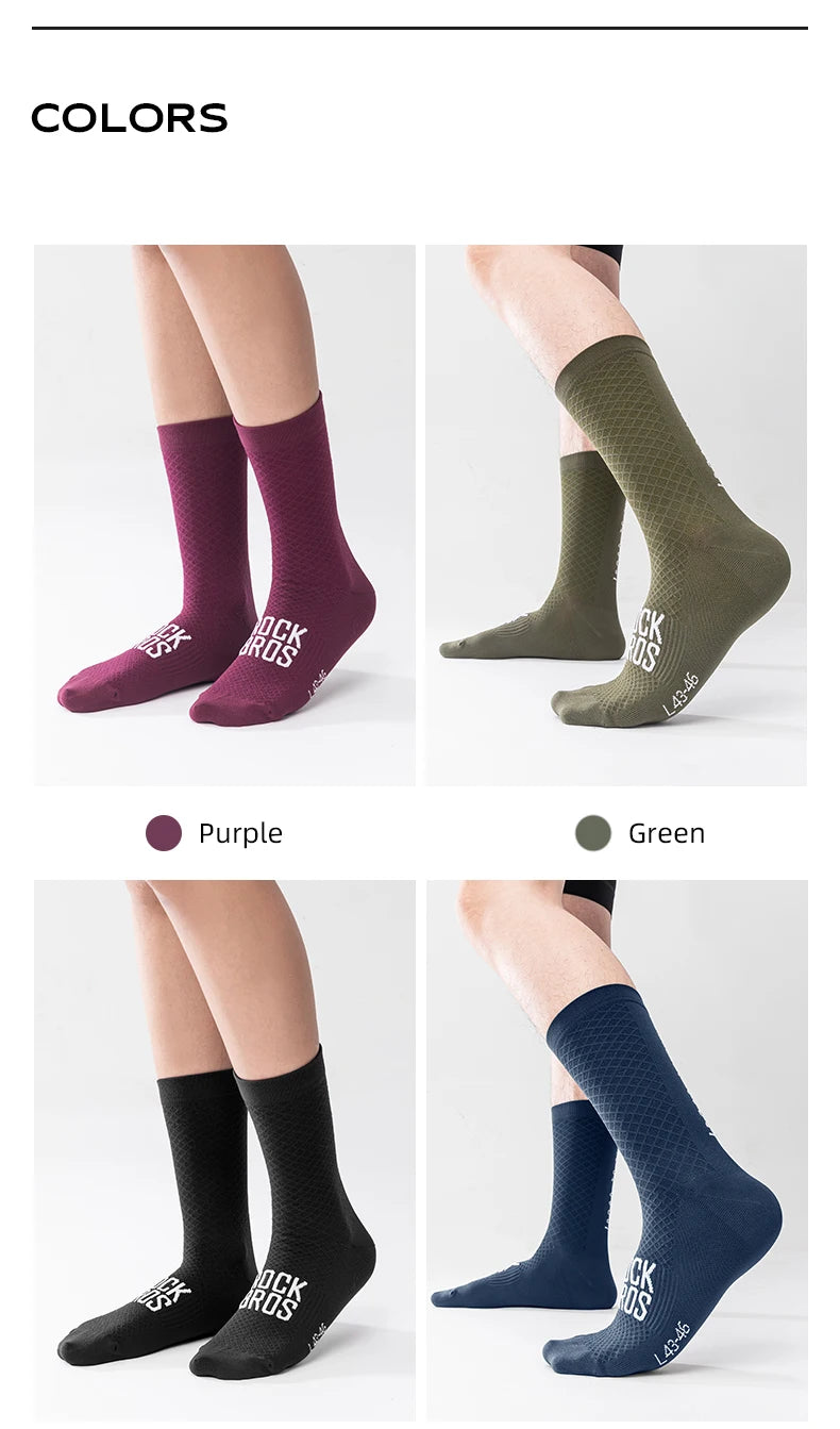 Running Socks Accessories: ROCKBROS 1 Pair High Elastic, Shock Absorbing, Breathable Running, Hiking, Walking, Cycling Sports Socks / Rungear