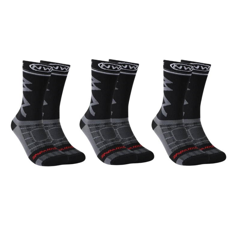 Running Sock Accessories: 3 PR High-Quality, Breathable, Sports Socks Suitable For Running, Hiking, all Sports / Rungear