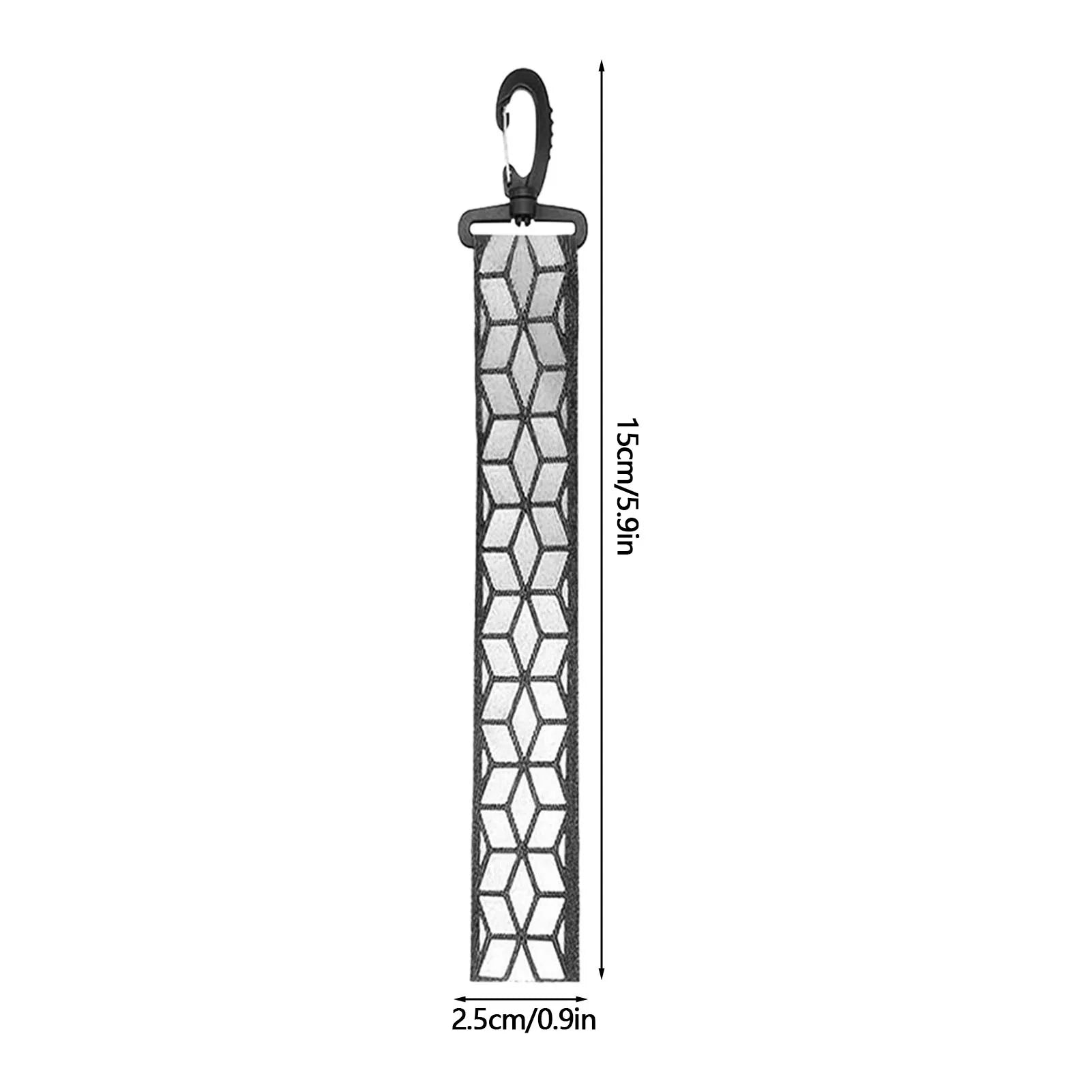 Trail Reflective Gear: Reflective Safety Keychain For Backpack / Rungear