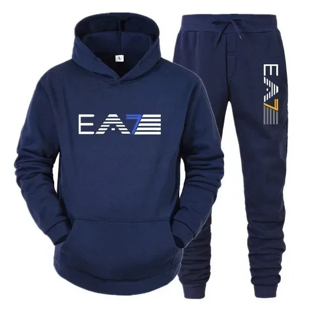 Men's Winter Apparel: Casual, Cool Weather Jogging Training Sportswear 2 PC Sets / Rungear