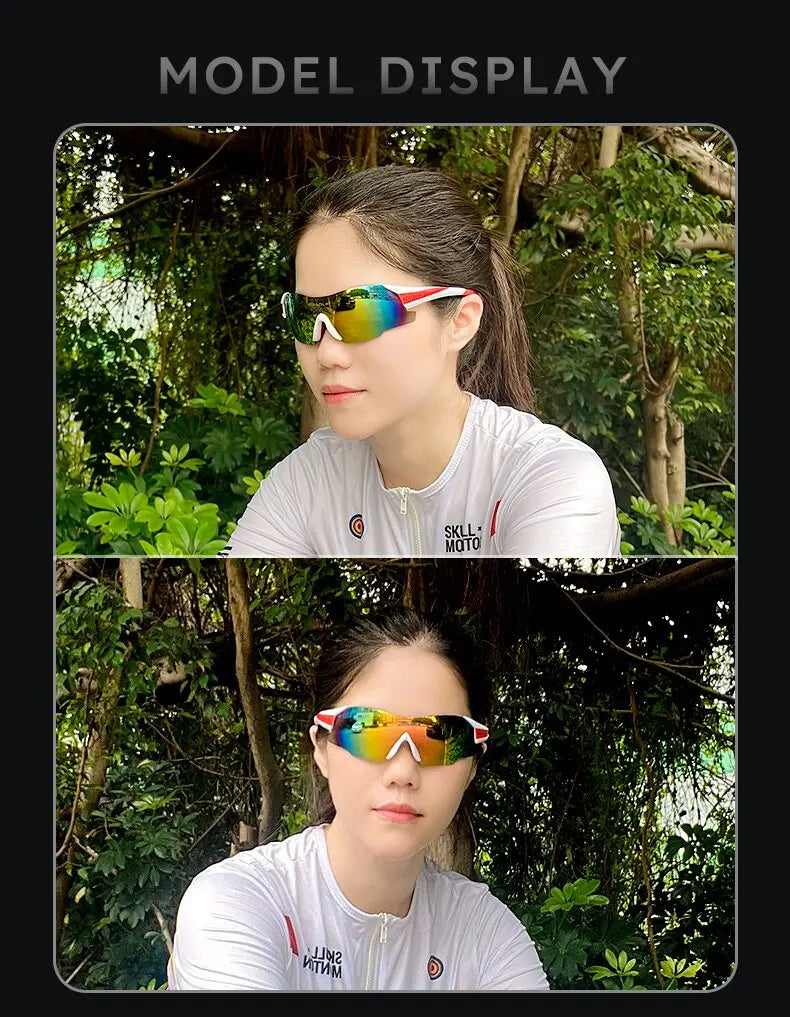 Obaolay Cycling Bicycle Eyewear For Men Women Outdoor Sport