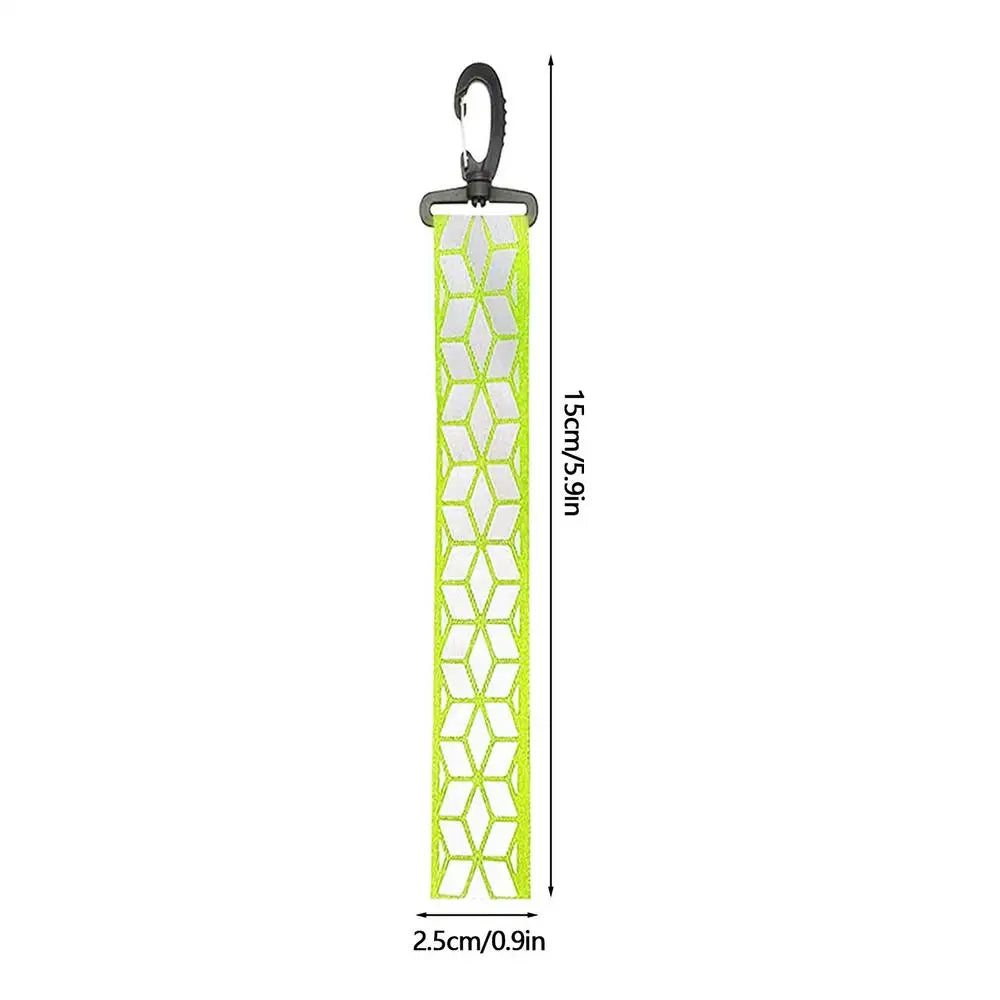 Trail Reflective Gear: Reflective Safety Keychain For Backpack / Rungear