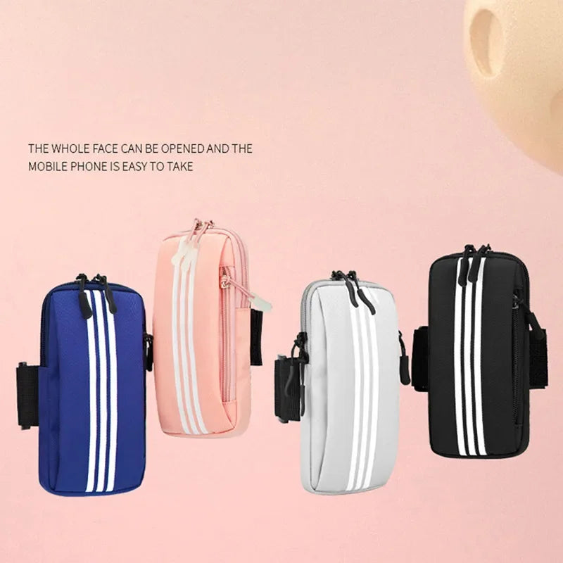 Tech Gear Accessories: Comfortable, Universal. Outdoor Sports Mobile Phone Armband Bag Case / Rungear