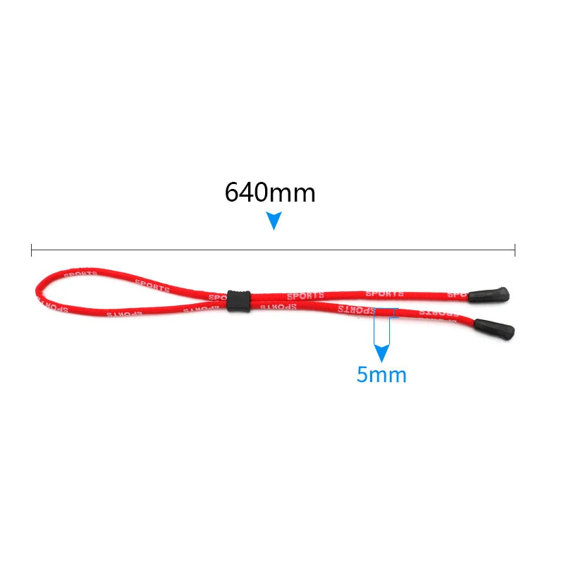 Unisex Non-Slip Outdoor Sports Eyewear Rope Neck Strap Lanyard