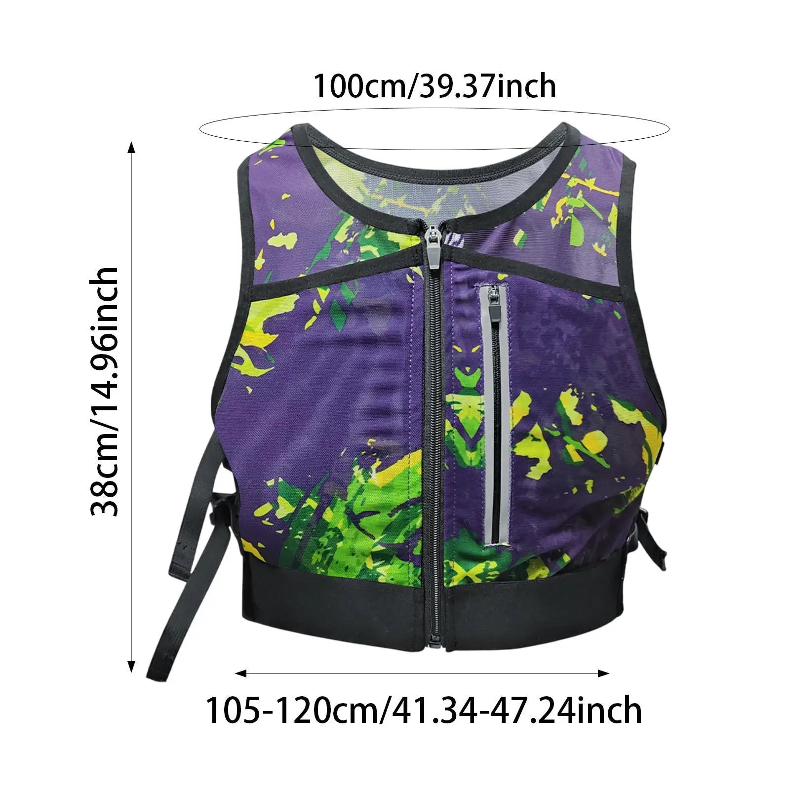 Running Reflective Gear: Breathable, Neoprene Chest Pack with Multi Pockets for Jogging, Hiking, Racing / Rungear