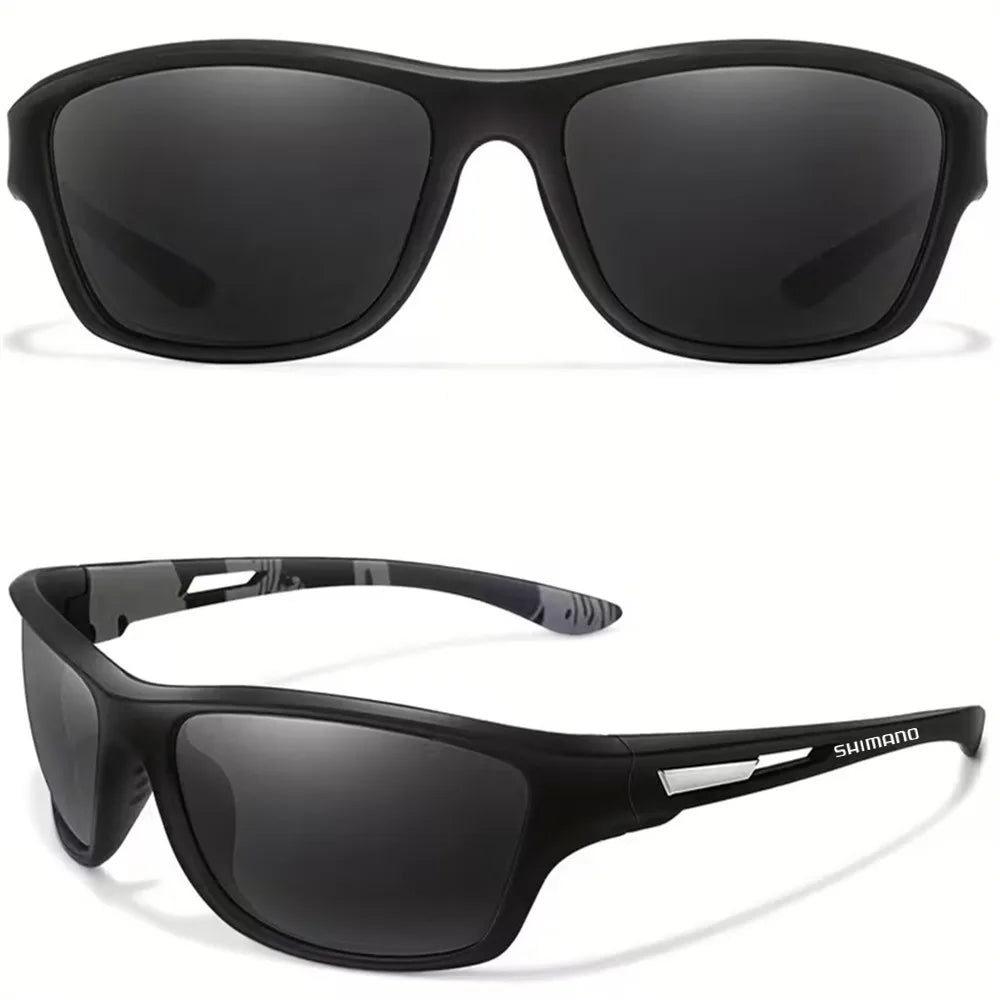 Sunglasses Gear Accessories: Shimano UV400 Unisex Polarized Protective Outdoor Sports Sunglasses / Rungear