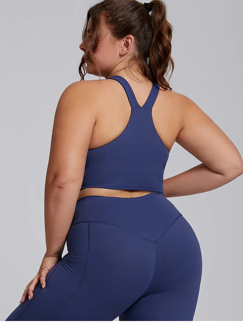 Women's Activewear Sets: 1/2PC Plus Size, Super Stretch Sports Bra Gym Leggings Fitness Suit S-3XL / Rungear