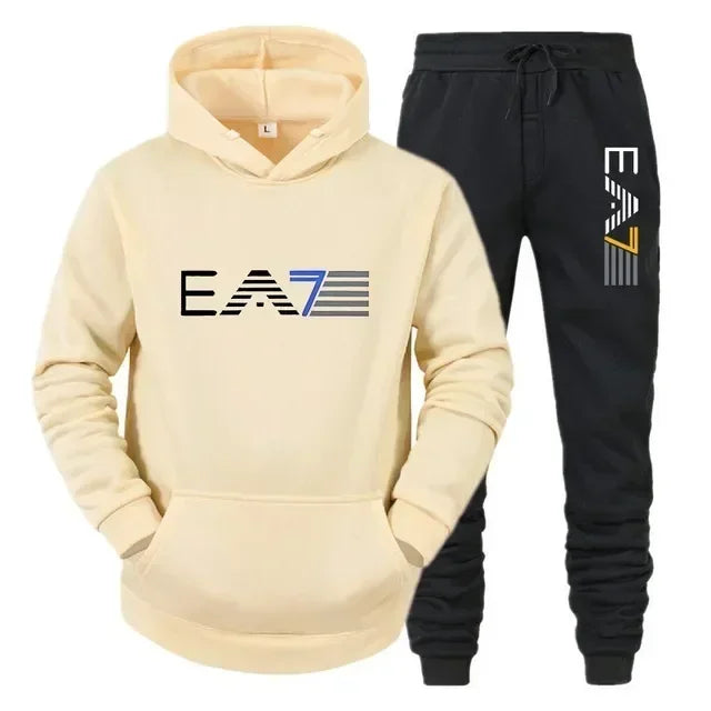 Men's Winter Apparel: Casual, Cool Weather Jogging Training Sportswear 2 PC Sets / Rungear