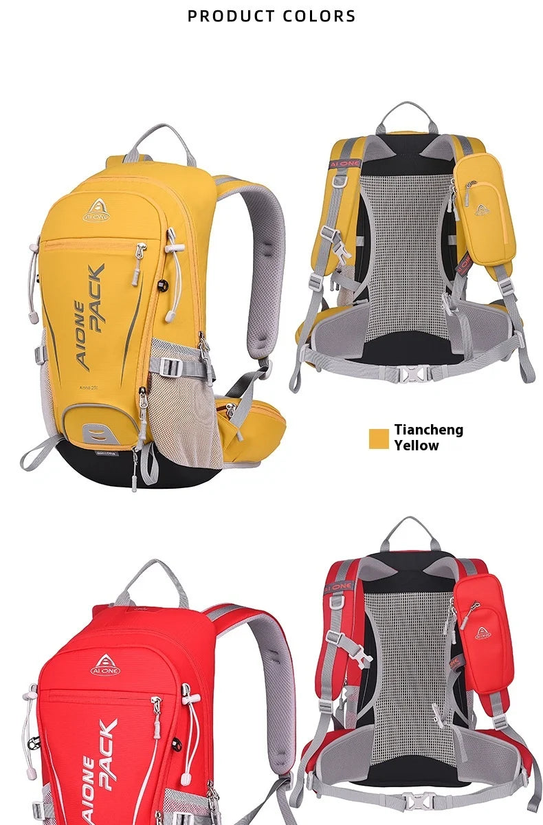 Trail Gear Accessories: 25L Lightweight Breathable Hiking Backpack Day Pack / Rungear