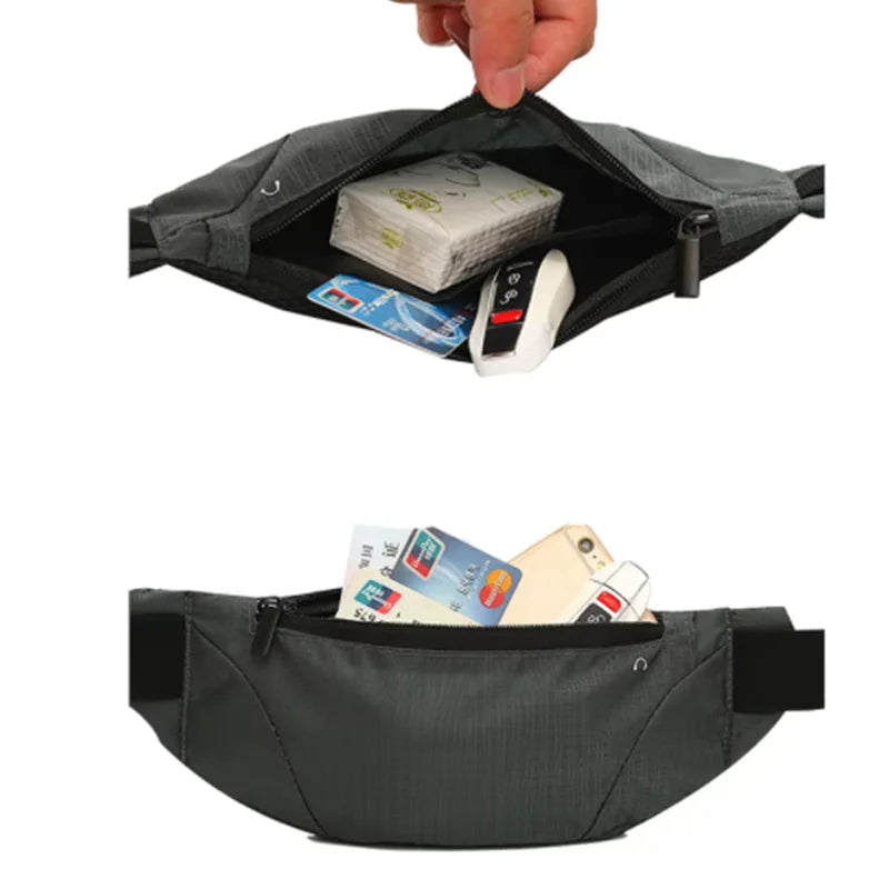Running Gear Accessories: Unisex, Crossbody Waist Belt Bag for Running, Jogging, Outdoor Sports / Rungear