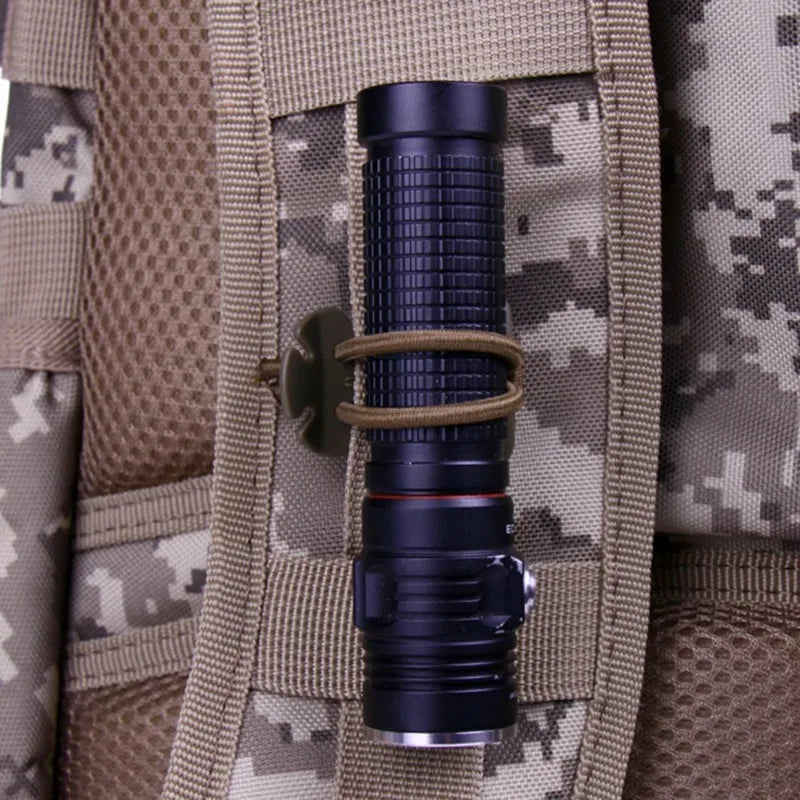 Trail Gear Accessories: 2PC Backpack Buckle Clamp Carabiner, Nylon Bag Hanger Hook / Rungear