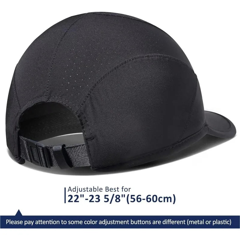 Summer Hat Gear: Unisex, Lightweight, Breathable, Quick Dry, Running Cap with Soft Brim / Rungear