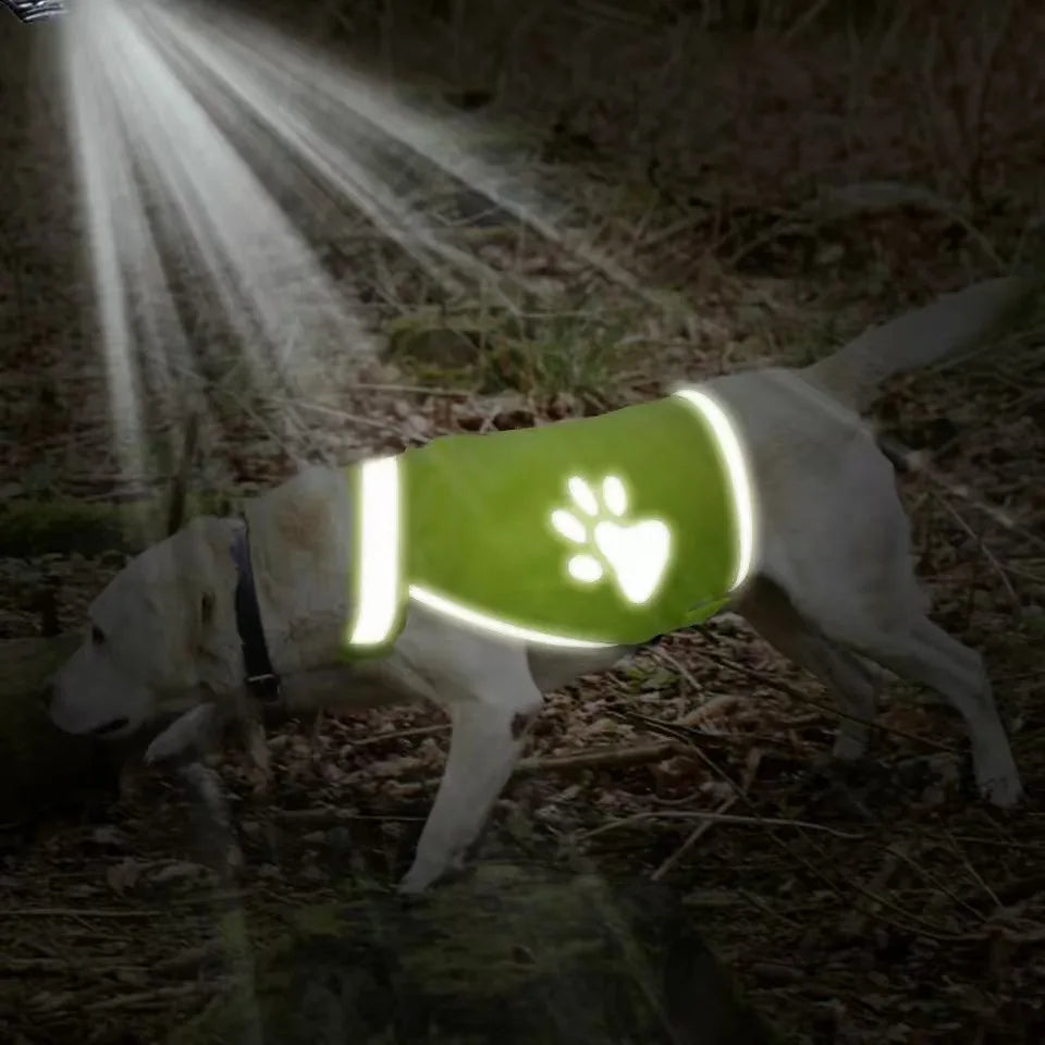 Reflective Dog Gear: Breathable, Safety Outdoor Walking Running Vests For Small, Medium, Large Dogs / Rungear