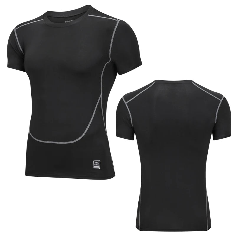 Running Apparel For Men: Short Sleeved, High Quality,  Fitness Sportswear Shirt / Rungear