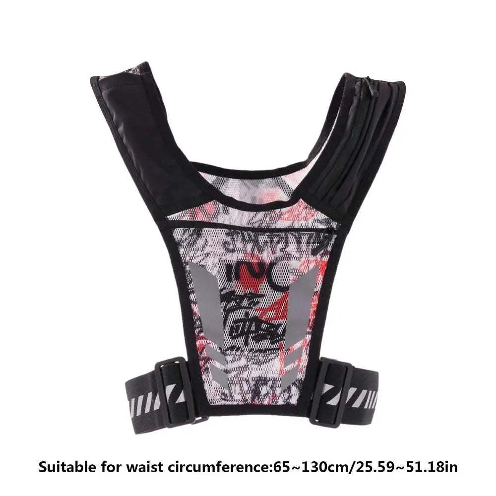 Trail Lightweight Gear: Reflective, Ultra-Light, Breathable, Outdoor Trail Running Backpack Fitness Vest / Rungear