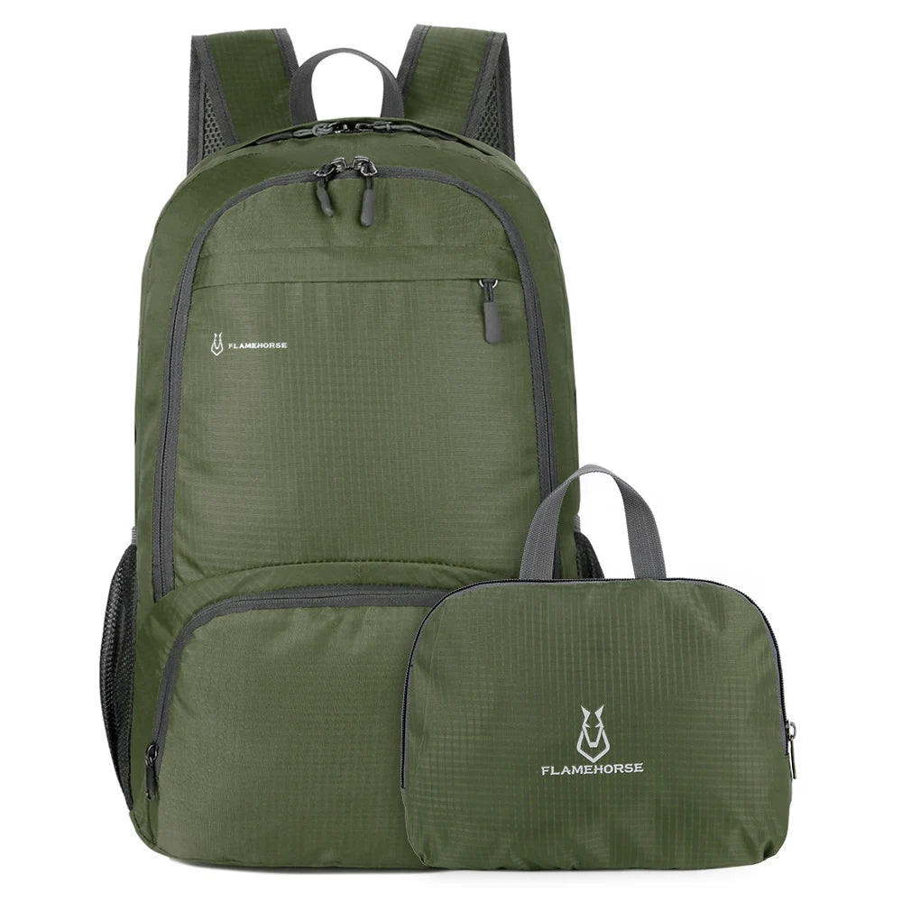 Lightweight Trail Accessories: Unisex, Waterproof, Packable Backpack For Travel, Hiking, Cycling / Rungear