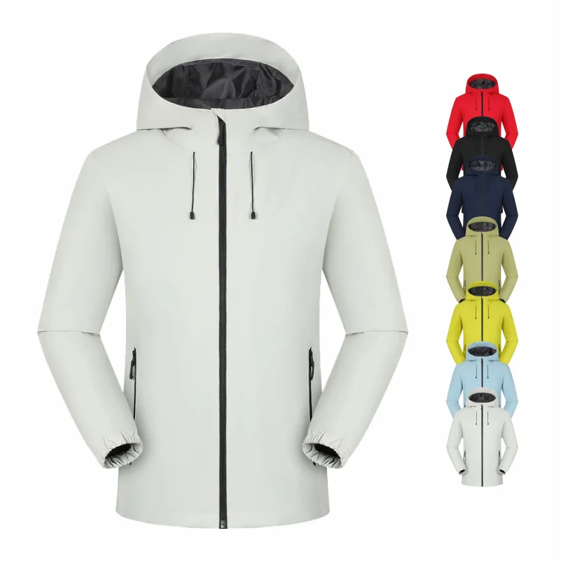 Running Winter Apparel: Unisex Waterproof, Hooded, Double Fabric Windbreaker Jacket / Rungear