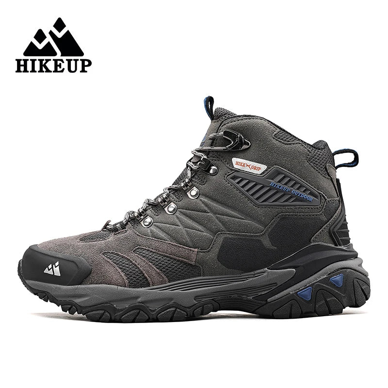 Men's Hiking Shoes: Winter Resistant, Suede, High-Top Hiking Boots / Rungear