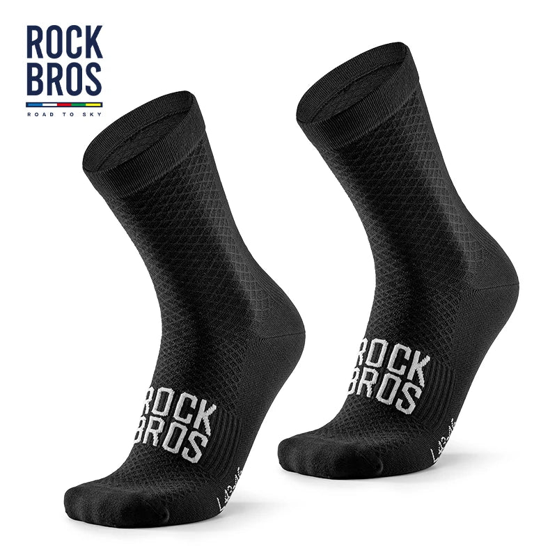 ROCKBROS 1 Pair High Elastic Shock Absorbing Breathable Running Hiking Walking Cycling Sports Socks