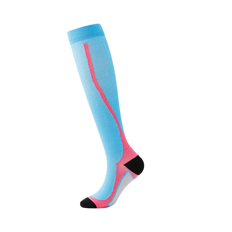 Compression Sock Accessories: Unisex Non-Slip, Knee-High Sports Compression Socks For Fitness / Rungear