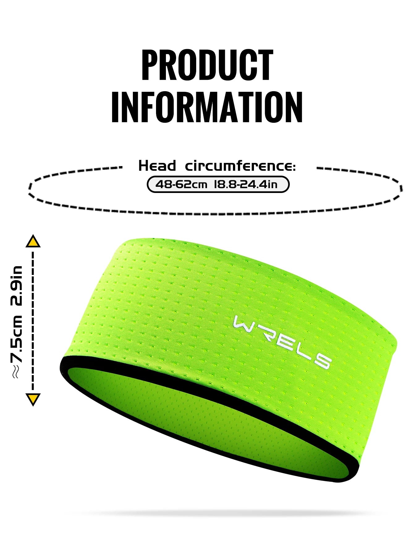 Moisture-Wicking Hat Accessories: WRELS Sports Moisture Absorbing Workout Headband for Running Cycling / Rungear