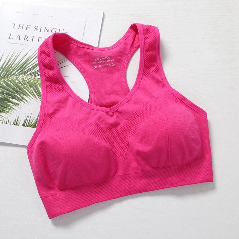 Women's Activewear Apparel: Breathable Push Up Fitness Sports Top Bra / Rungear