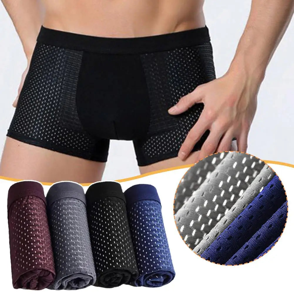 Men's Bamboo Apparel: Slim, Breathable Bamboo, Boxer Shorts Underwear N7H0 / Rungear