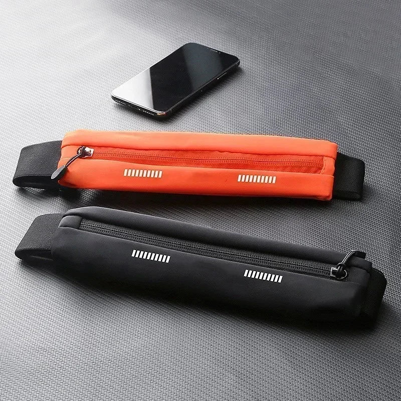 Running Belt Accessories: Adjustable, Reflective, Waterproof, Running Sports Waist Bag with Zipper Pocket for Jogging Fitness / Rungear