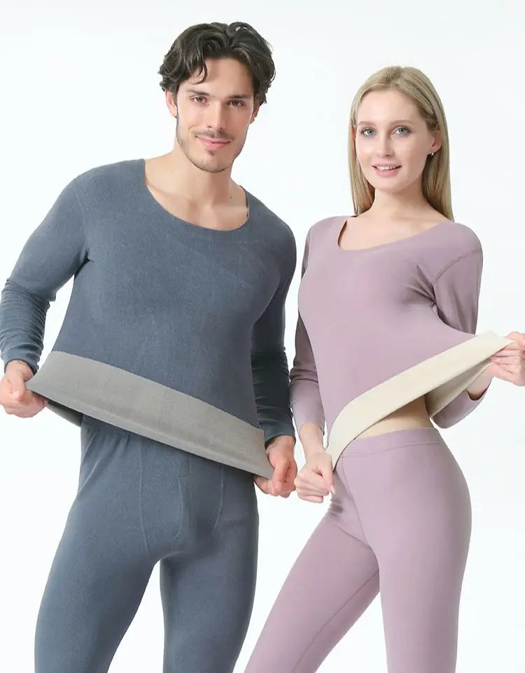 Men's Thermal Apparel: Winter Fleece ,Thick Thermal Long John Underwear Sets / Rungear