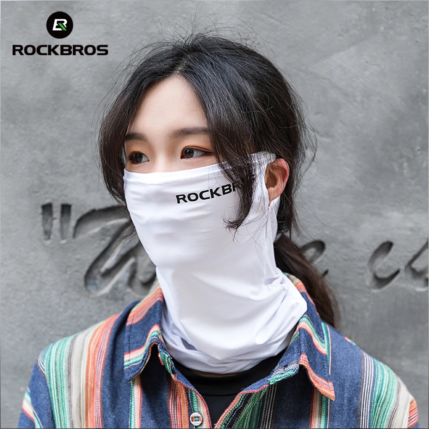 Running Gaitor Accessories: UV400 Breathable, Sweat Absorbing Ice Silk Face Mask, Neck Gaitor / Rungear