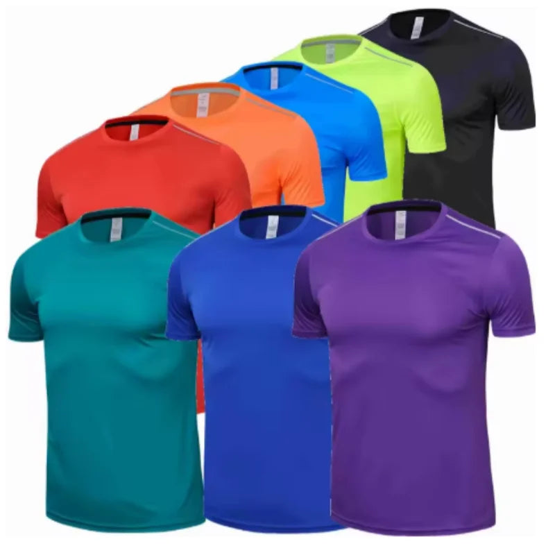 Men's Moisture-Wicking Apparel: Quick-Dry, Lightweight Short Sleeve Moisture Wicking Round Neck T-Shirt / Rungear