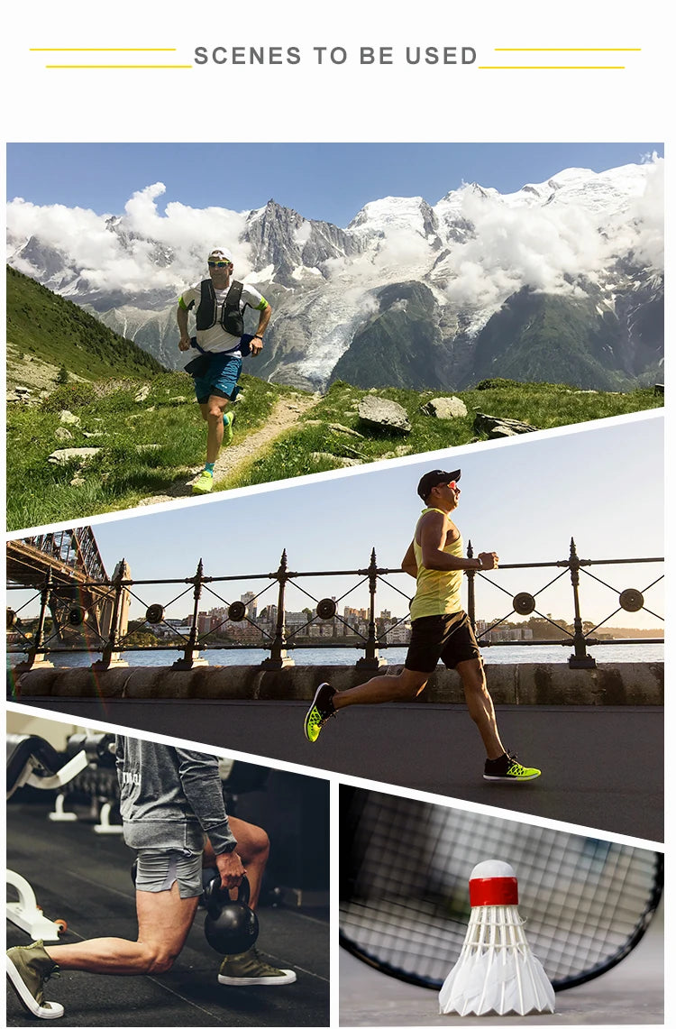 Men's 2 in 1 High Waist Training Gym Fitness Workout Sports Shorts Pants Double Layer B233