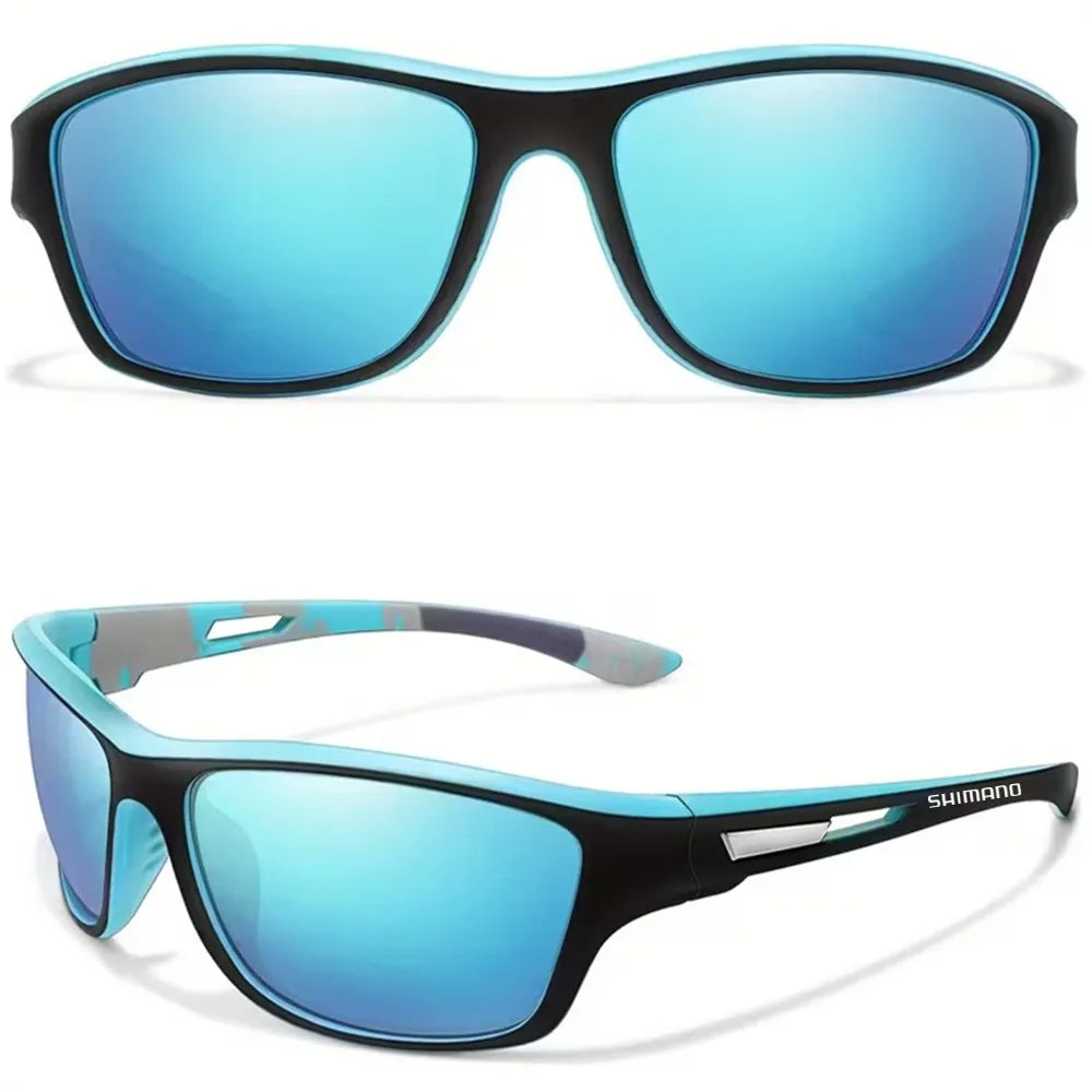 Sunglasses Gear Accessories: Shimano UV400 Unisex Polarized Protective Outdoor Sports Sunglasses / Rungear