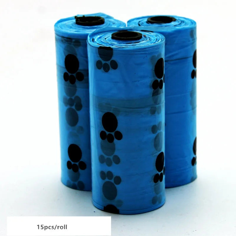New Biodegradable Pets Waste Pick Up Dog Poop Garbage Bags Carrier