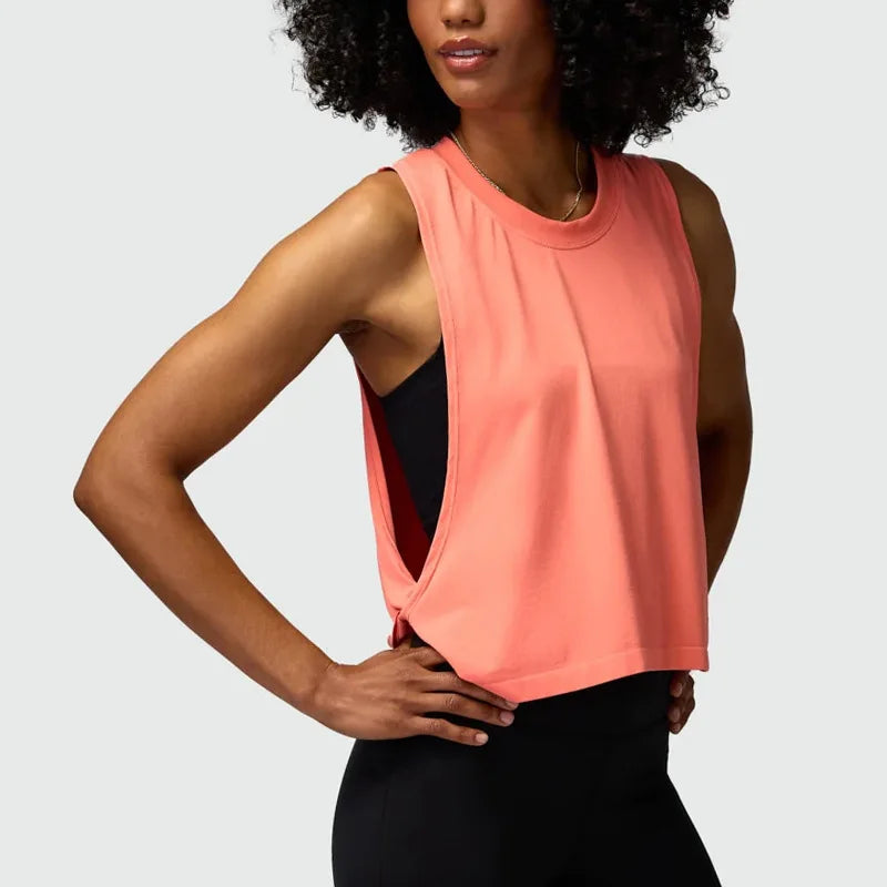 Women's Running Apparel: Sleeveless Mesh, Quick Dry, Breathable Tops For Cover Up / Rungear