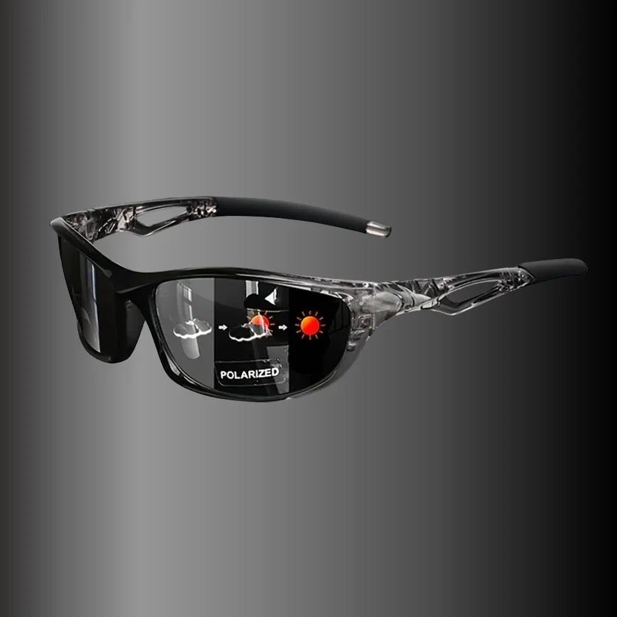 Sunglasses Running Gear: Unisex, Photochromic, Sports Polarized Sunglasses for Day and Night Vision, Cycling Running, Outdoor Sports / Rungear