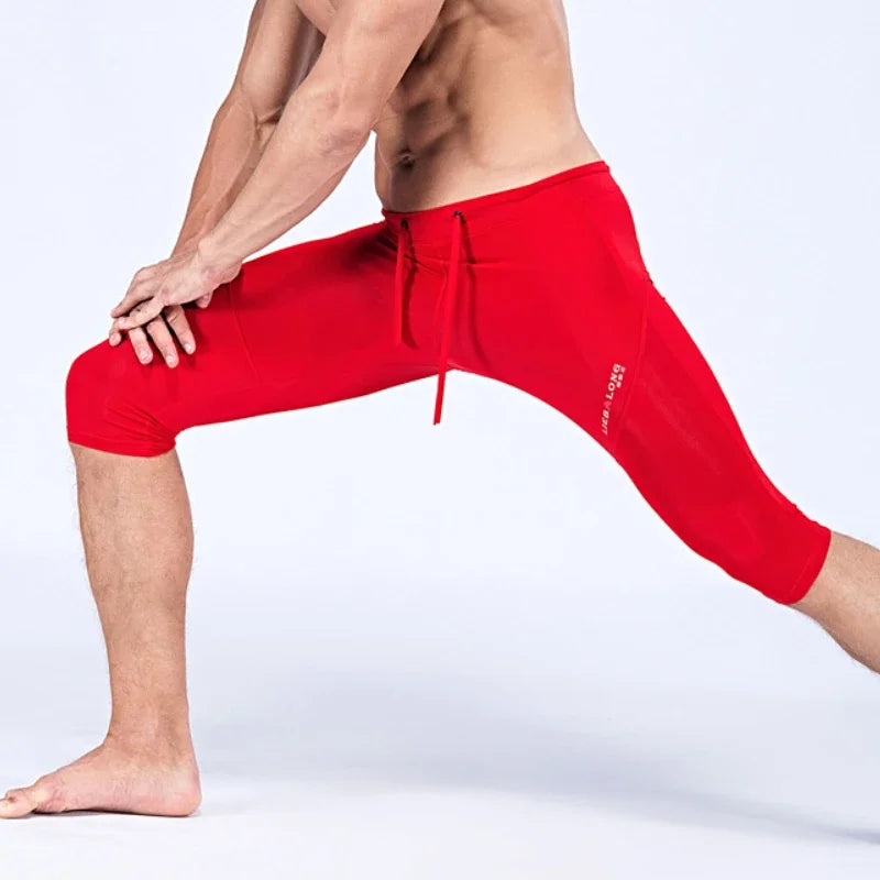 Men's Quick Drying Apparel:  Long, Breathable, Elastic, Sweat Absorbing Sports Underwear for Running, Hiking, Outdoor Sports / Rungear