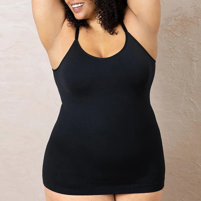 Women's Apparel: Seamless Compression Tummy Control Shapewear Tops / Rungear