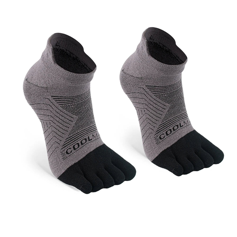 Quick-Dry Sock Accessories: Unisex Summer Thin, Breathable, Quick-Dry Athletic Five Toe Sports Socks / Rungear