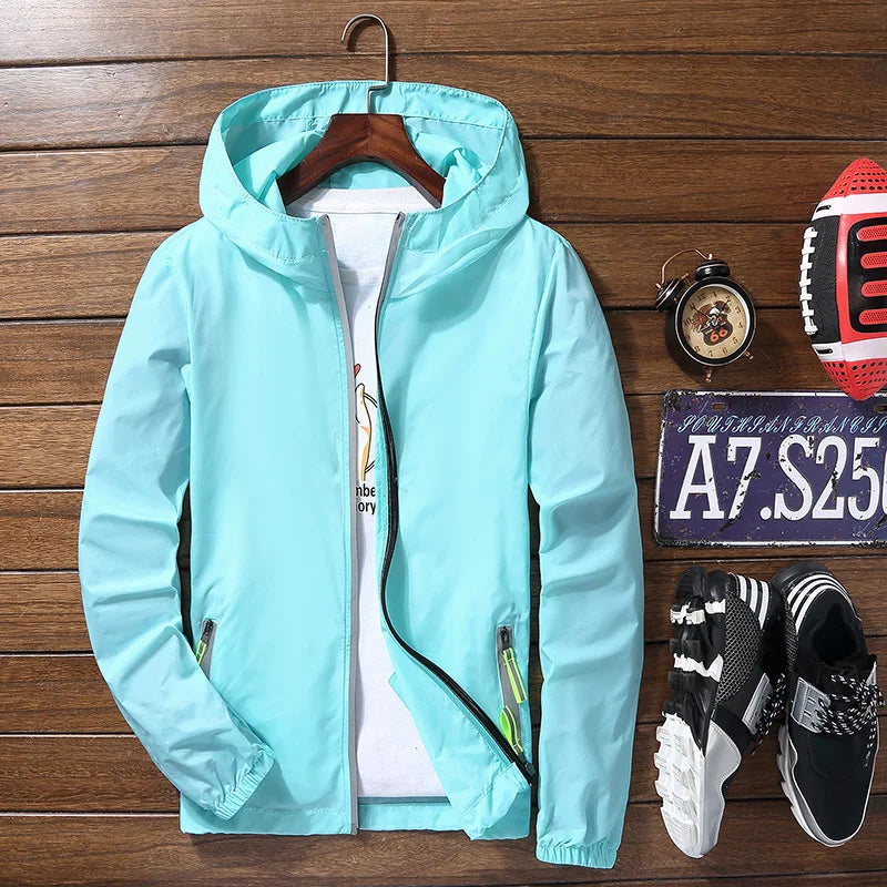 Men's Running Apparel: Long Sleeved ,Breathable, Quick-Drying Reflective Windbreaker / Rungear