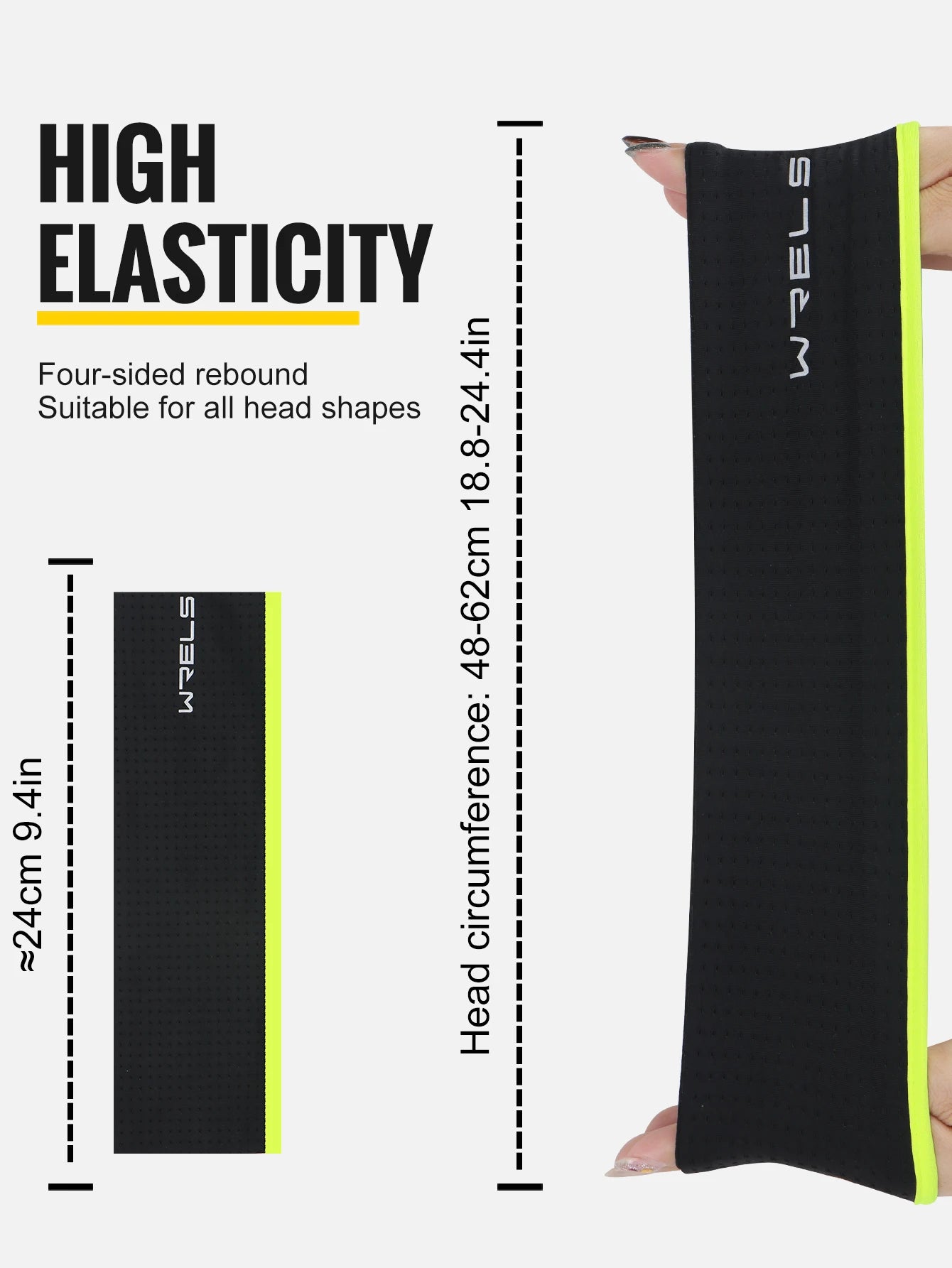 Moisture-Wicking Hat Accessories: WRELS Sports Moisture Absorbing Workout Headband for Running Cycling / Rungear