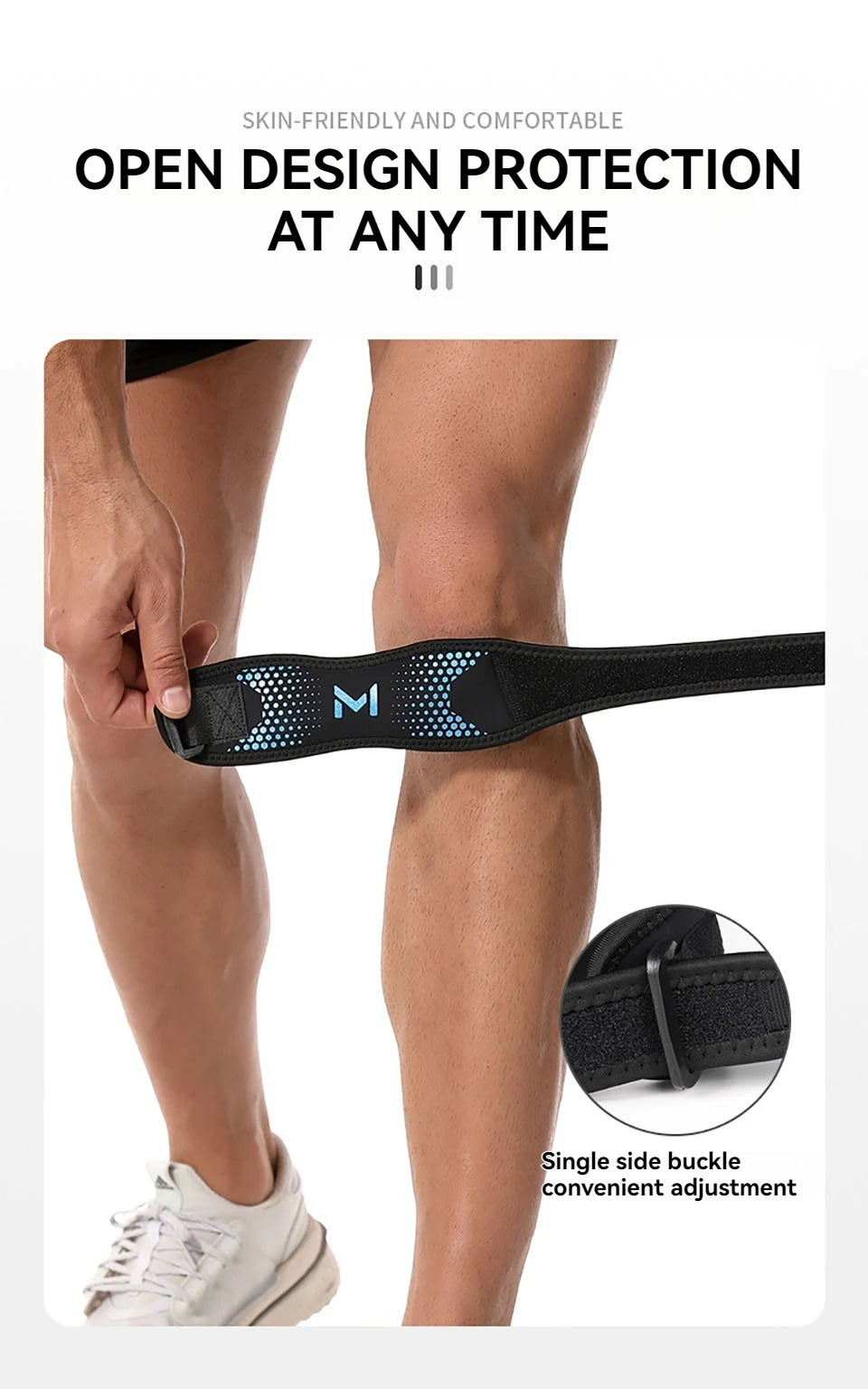 Recovery Gear Accessories: GTUBIKE 1PC Patella Knee Strap, Adjustable Knee Stabilizer Support Band for Outdoor Sports / Rungear