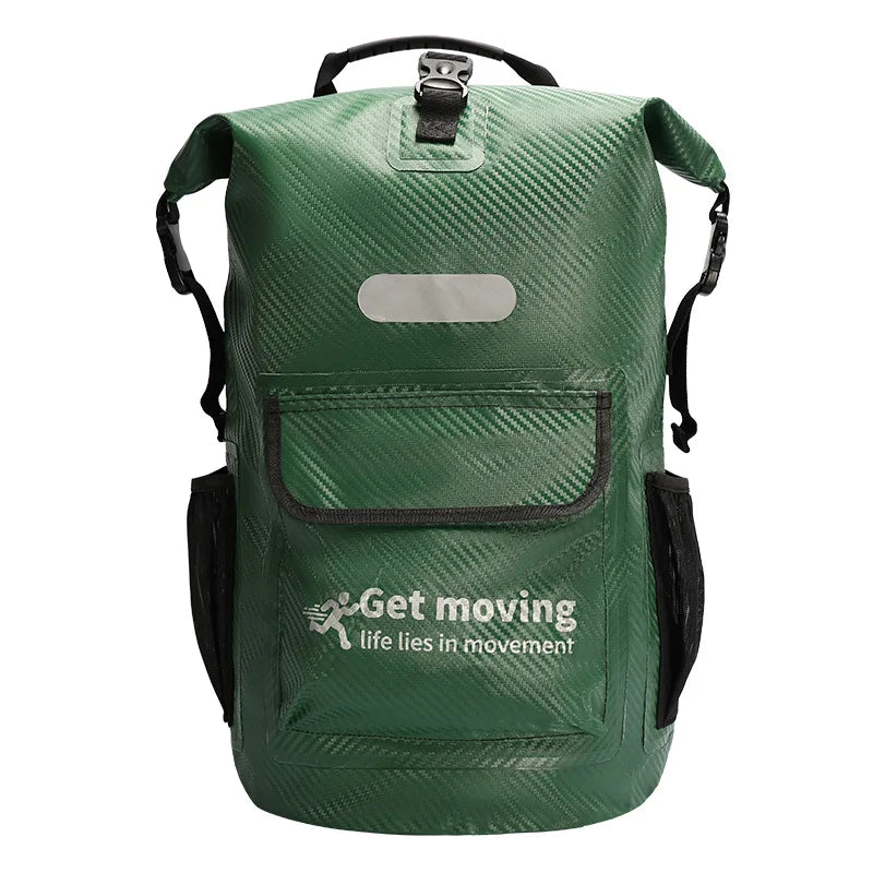 Waterproof Trail Bags: 25L Dry Storage Bag Backpack for Outdoor Sports, Hiking, Trekking / Rungear