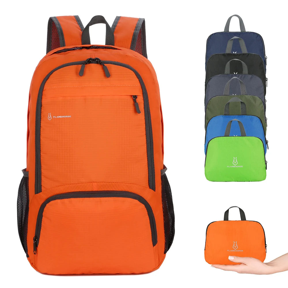 Lightweight Trail Accessories: Unisex, Waterproof, Packable Backpack For Travel, Hiking, Cycling / Rungear