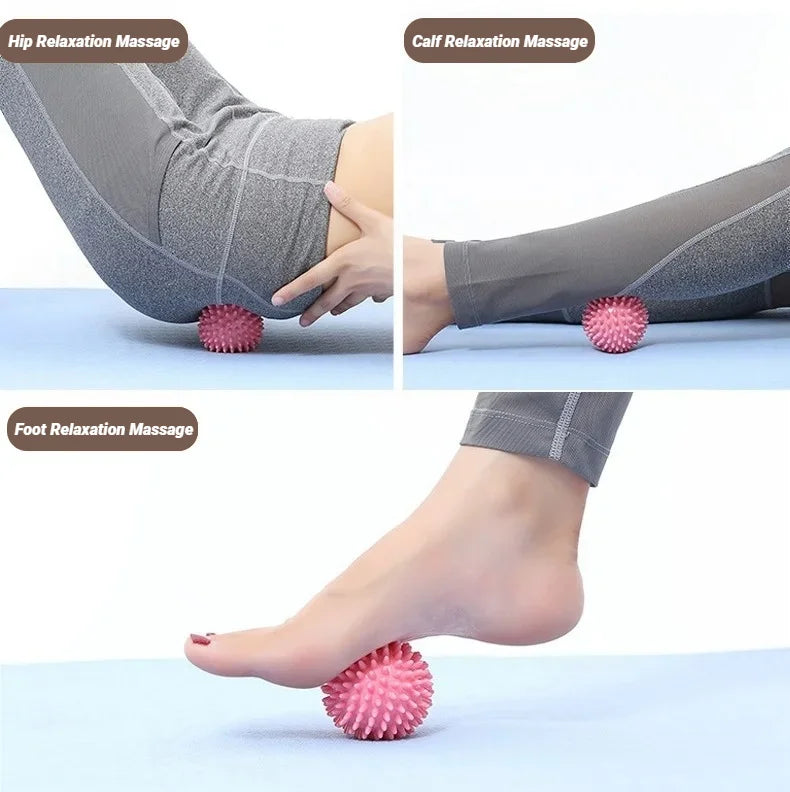 Myofascial Release Spiky Roller Massage Ball For Deep Tissue Trigger Point Muscle Recovery Pain Relief