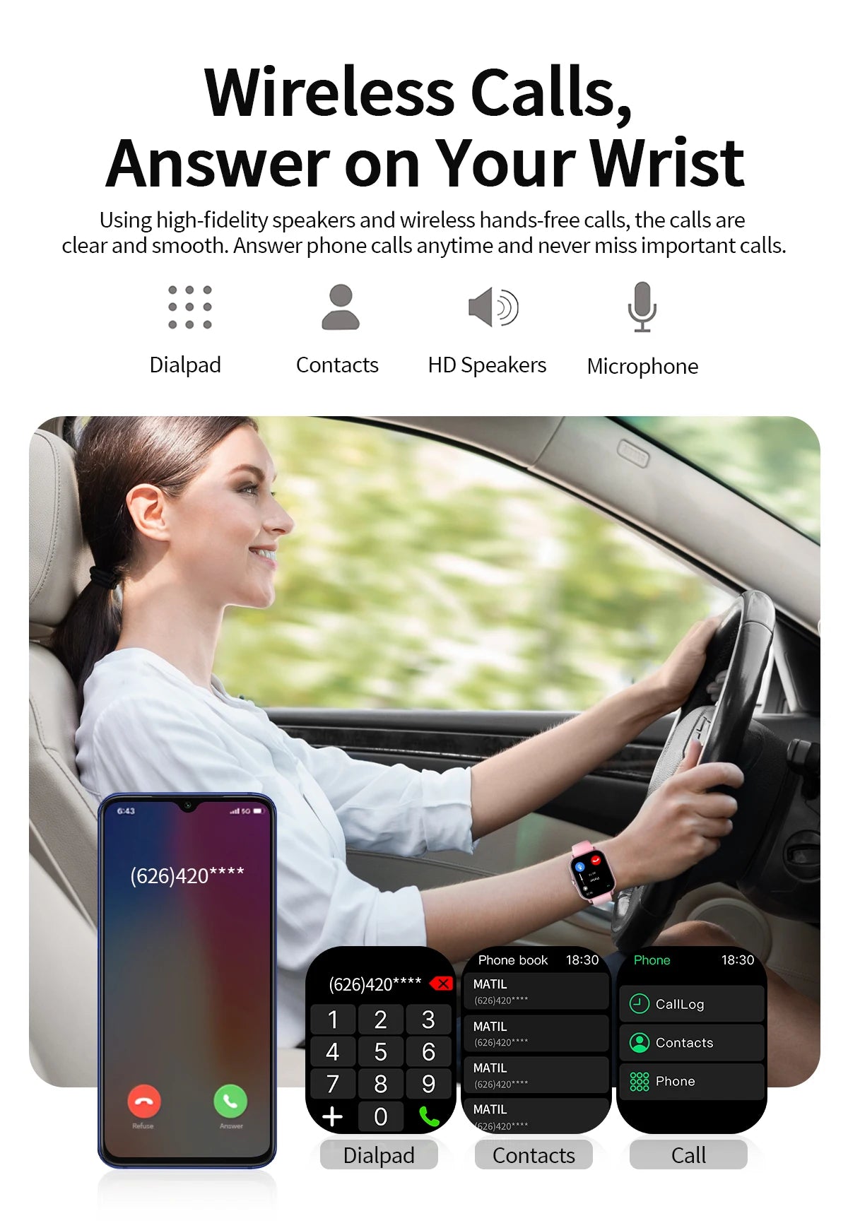 Rungear Tech Accessories: 2025 Unisex New Wireless Smartwatch With 1.83‘‘HD Screen, Call, Sports Fitness Tracker / Rungear